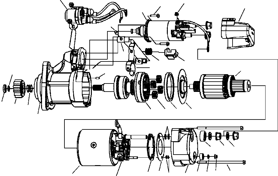 MOTOR, STARTING 6743-82-6150 KOMATSU