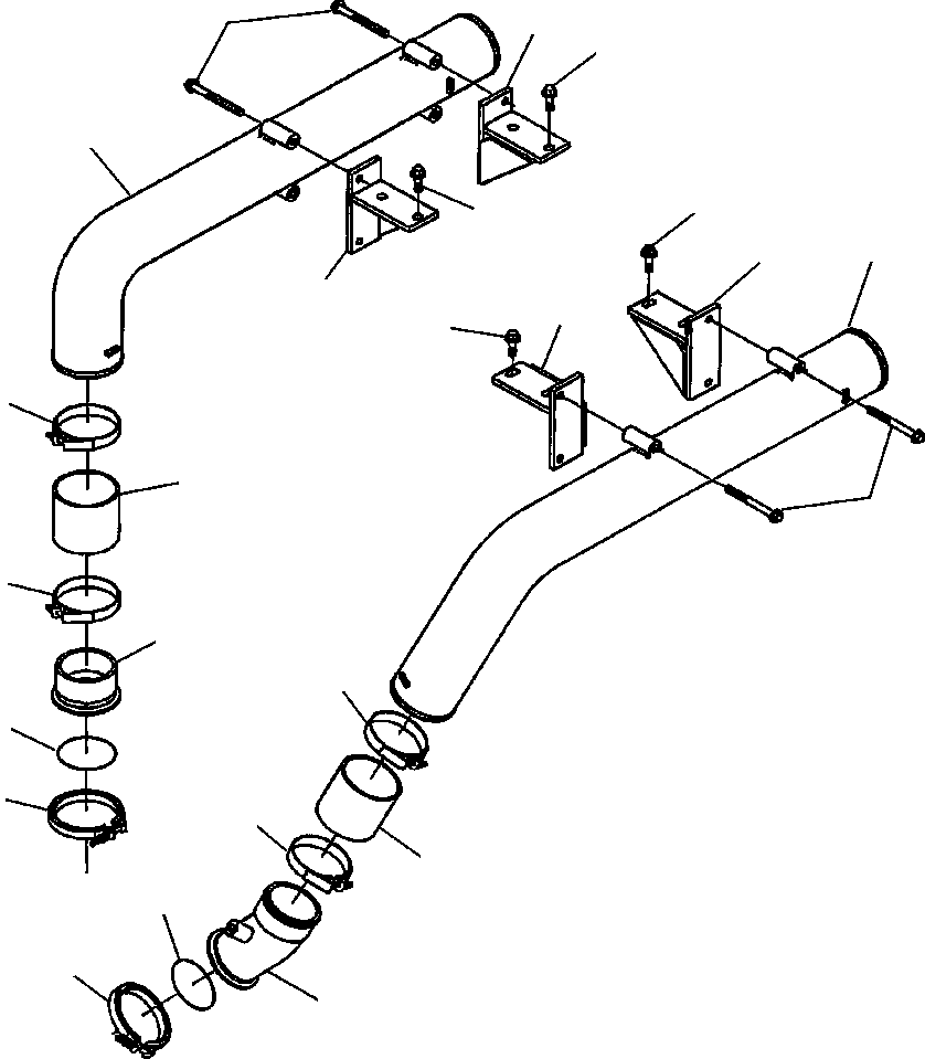 CONNECTION, AIR INTAKE 6216-11-633A KOMATSU