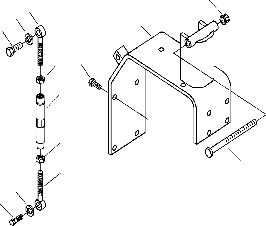 LINK, AJUSTING 6216-84-5530 KOMATSU