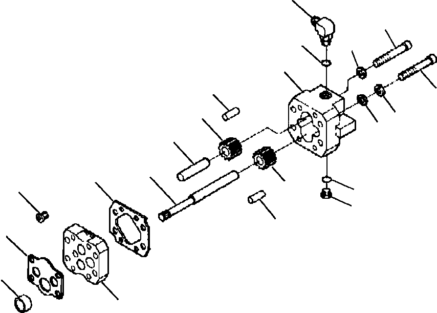 GASKET, FUEL PUMP 1310 619 H1 KOMATSU
