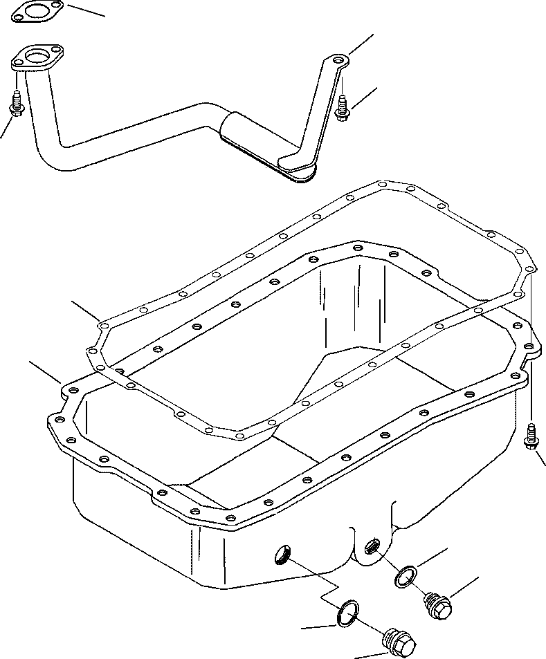 GASKET, OIL PAN 6732-21-5262 KOMATSU