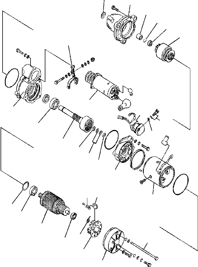 STARTING MOTOR ASS'Y,(7.5KW) 600-813-7112 KOMATSU