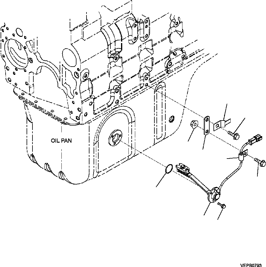 BRACE, TUBE 6735-22-5110 KOMATSU