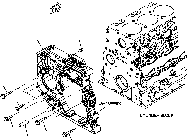 HOUSING, REAR GEAR 6754-22-3120 KOMATSU