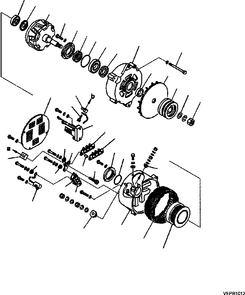 Шарикоподшипник SD6206-05700X0 KOMATSU