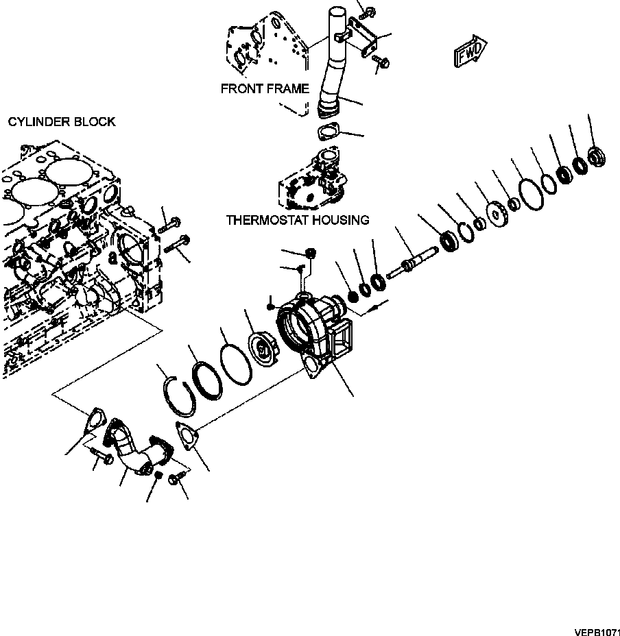 Уплотнительное кольцо круглого сечения 07000-75115 KOMATSU