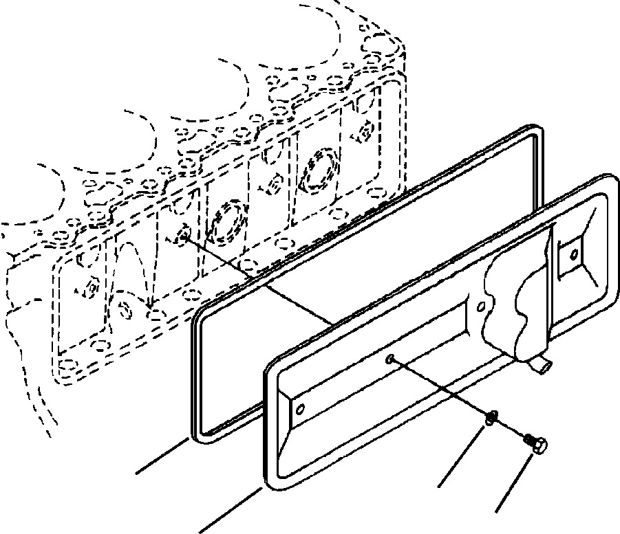 COVER, PUSH ROD 6731-42-3110 KOMATSU