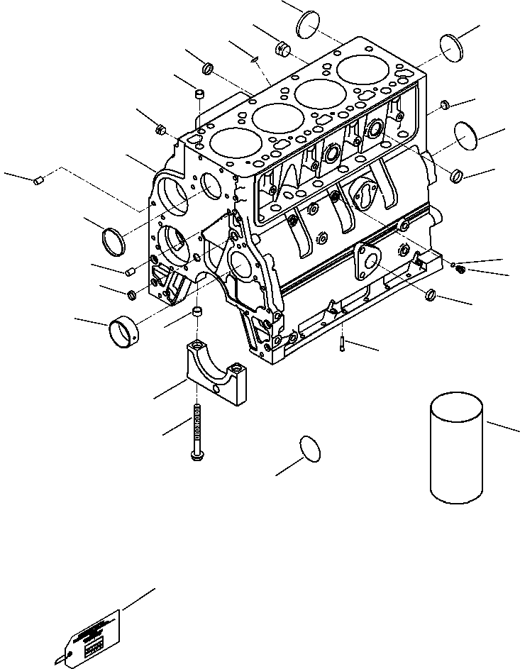 BLOCK KIT, CYLINDER 6731-22-1110 KOMATSU