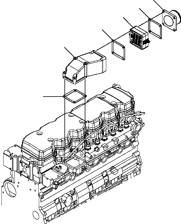 CONNECTION, AIR INTAKE 6754-12-4120 KOMATSU