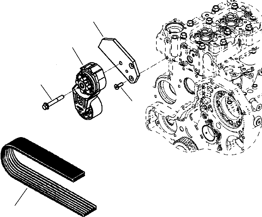 TENSIONER, BELT 6731-62-4130 KOMATSU