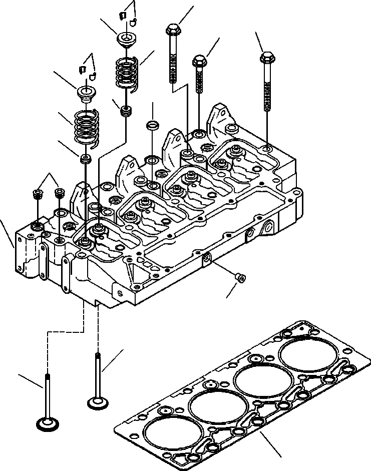 CYLINDER HEAD ASSEMBLY 6731-12-1270 KOMATSU