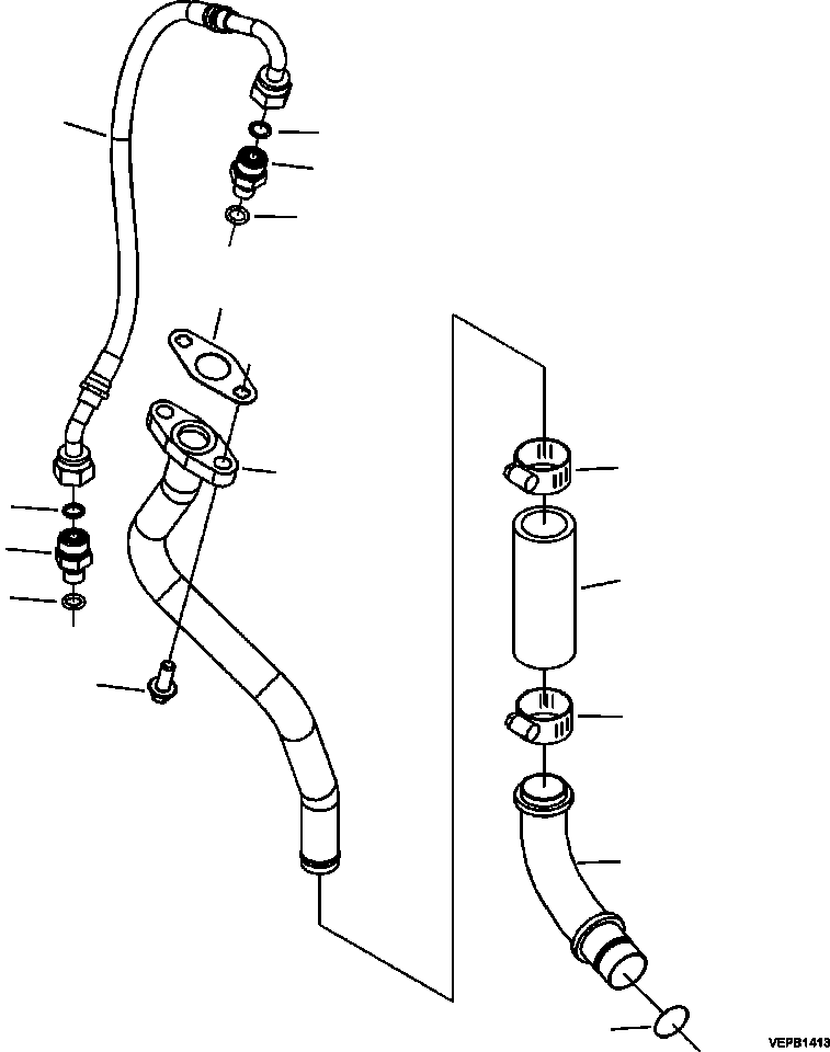 GASKET, OIL DRAIN 1317 956 H1 KOMATSU