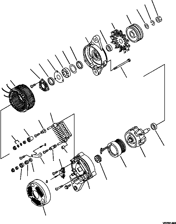 REAR BRACKET ASSEMBLY KD0-35700-0921 KOMATSU