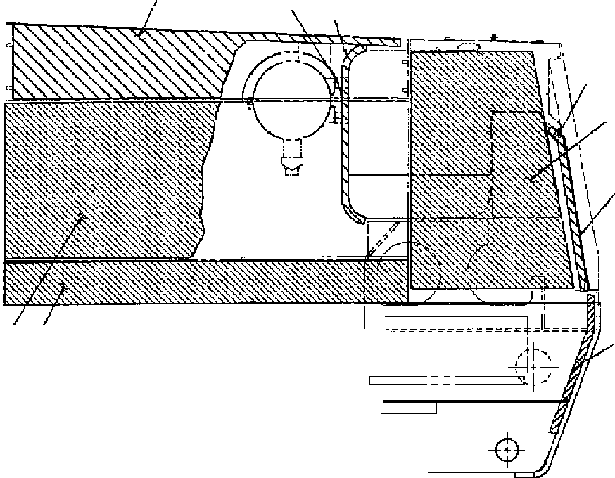 INSULATION - HOODTOP, LEFT 1440 197 H1 KOMATSU