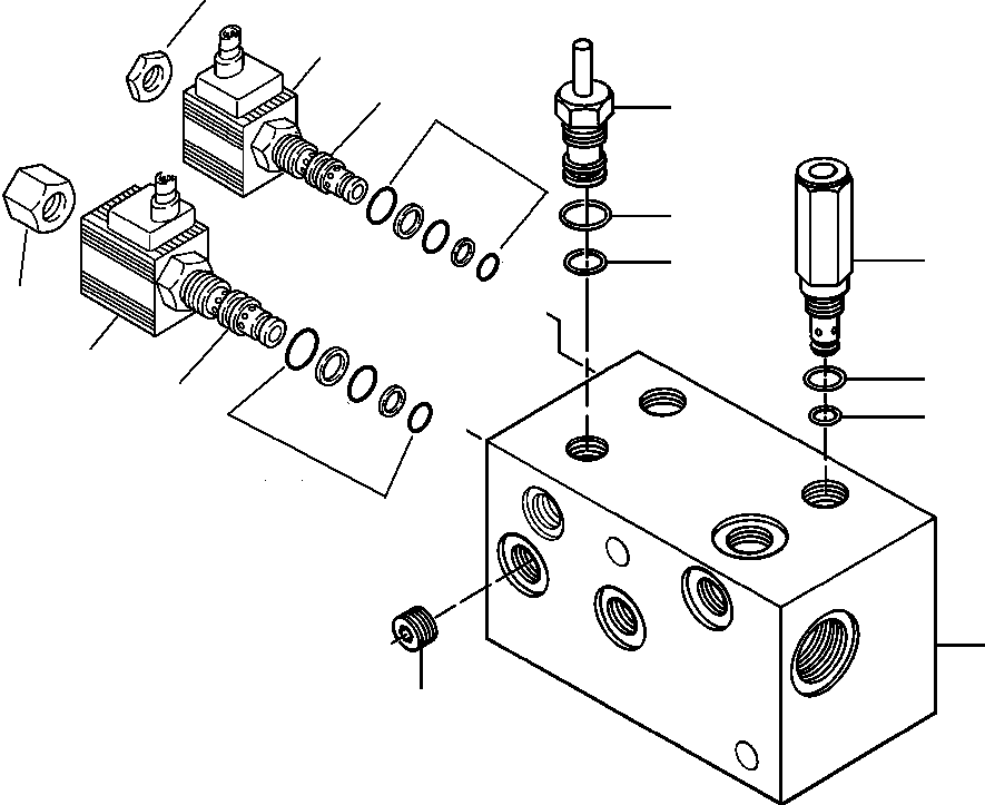 VALVE, BRAKE SOLENOID 1440 191 H91 KOMATSU