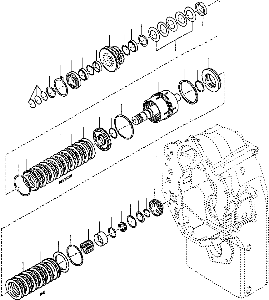 HUB, SECOND CLUTCH 133 982 KOMATSU