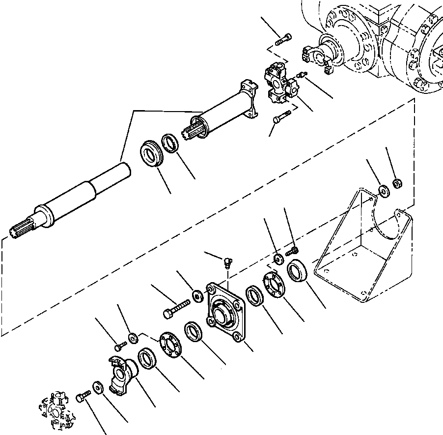 Вал в сборе 419-20-H3110 KOMATSU