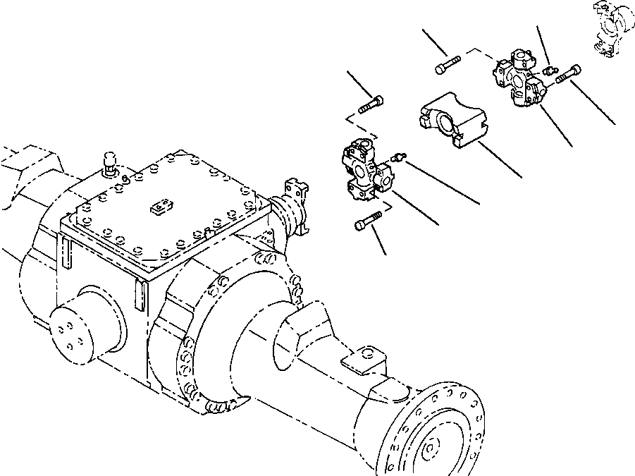Крестовина в сборе 423-20-A1530 KOMATSU