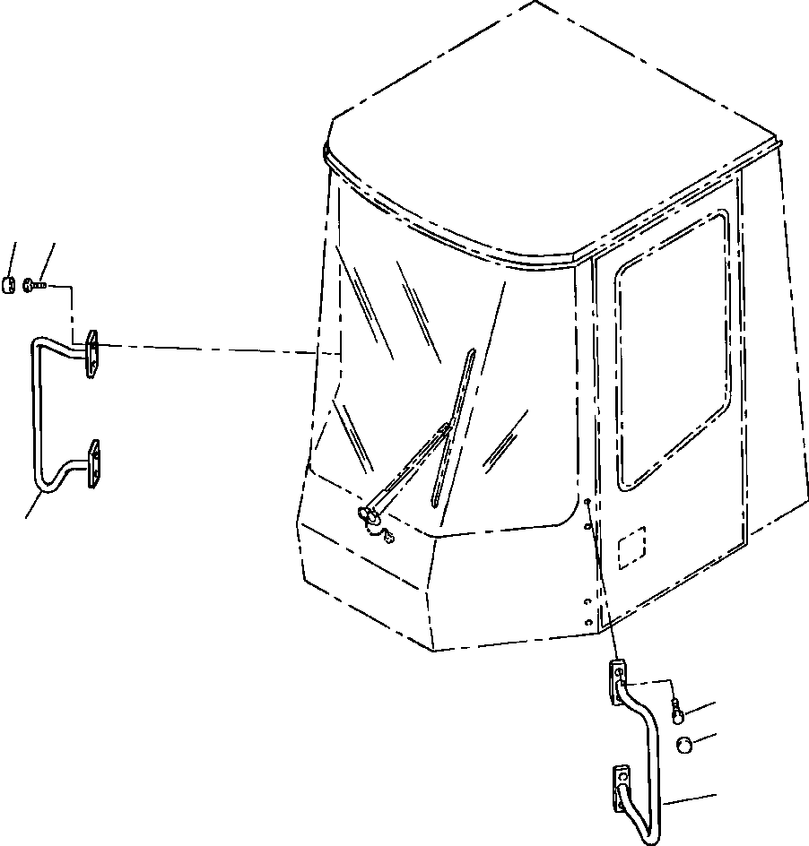 HANDRAIL, R.H. 419-54-25481 KOMATSU