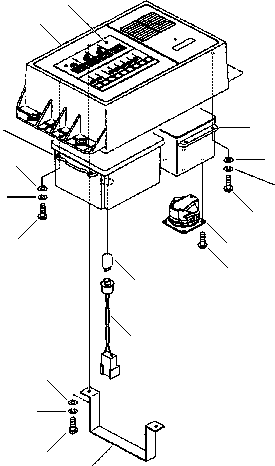 MODULE, MONITOR 7823-54-1501 KOMATSU