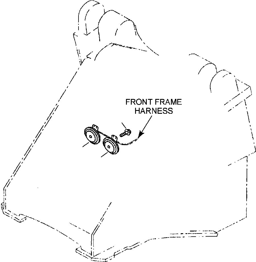 HORN ASSEMBLY 421-06-29010 KOMATSU