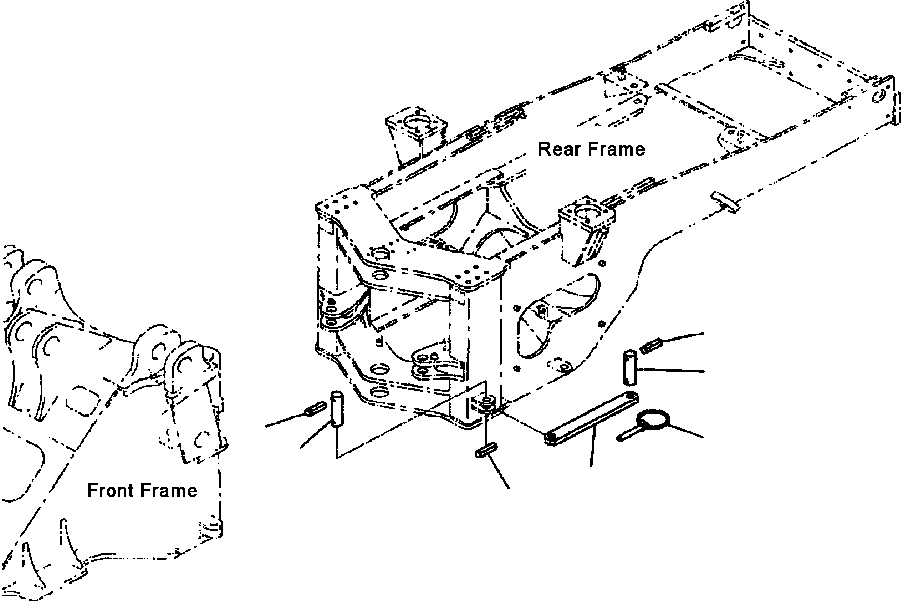 Пружинный штифт 419-46-A1230 KOMATSU
