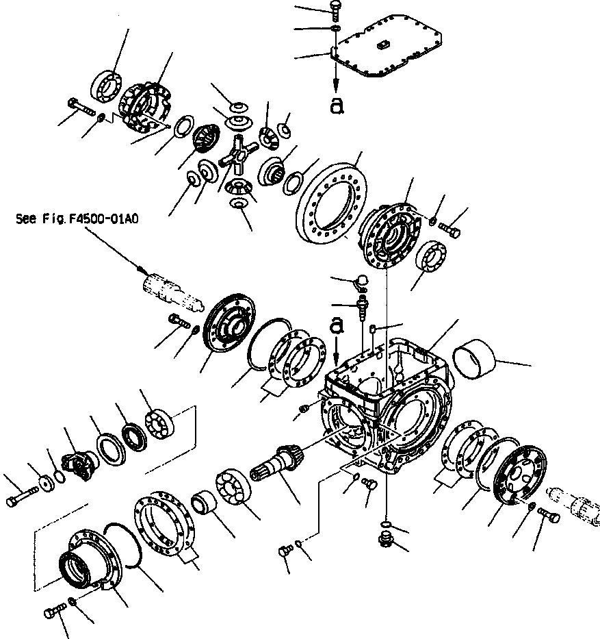 CAGE,BEARING 423-23-21130 KOMATSU