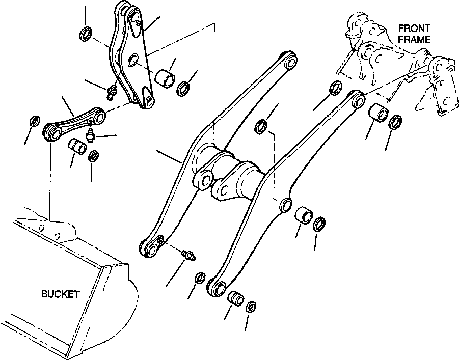 LIFT ARM ASSEMBLY 423-70-A2200 KOMATSU