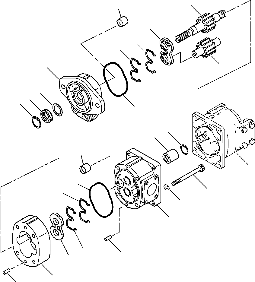 PUMP ASS'Y,(SAL45) 705-21-33060 KOMATSU