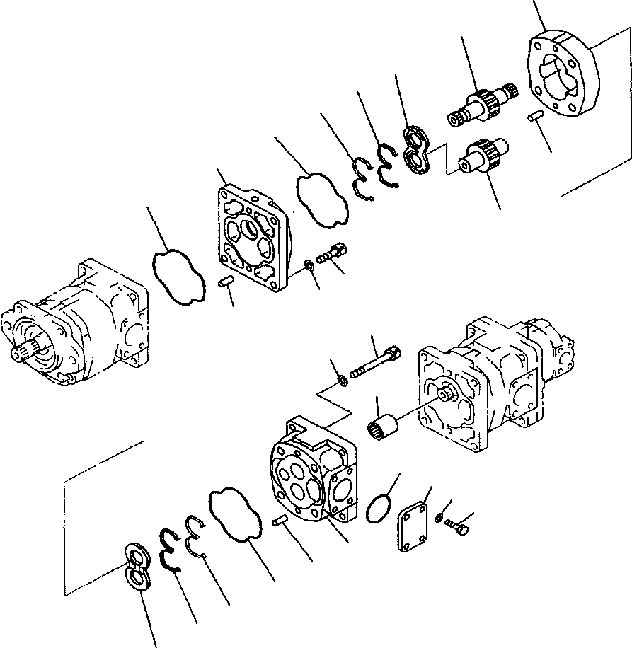 PUMP ASS'Y,(SAR50) 705-13-34340 KOMATSU