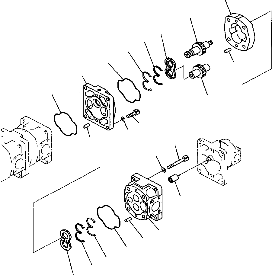 PUMP ASSEMBLY, LOADER 705-33-34341 KOMATSU