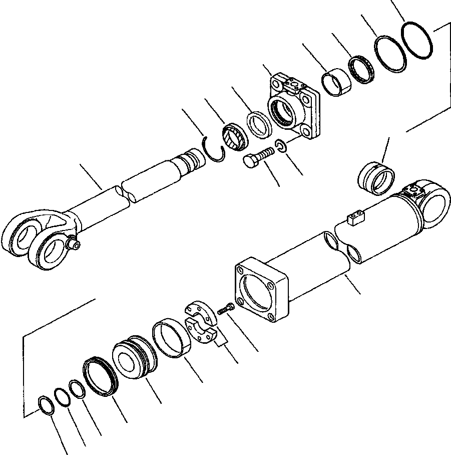CYLINDER ASS'Y,LIFT 707-01-08592 KOMATSU