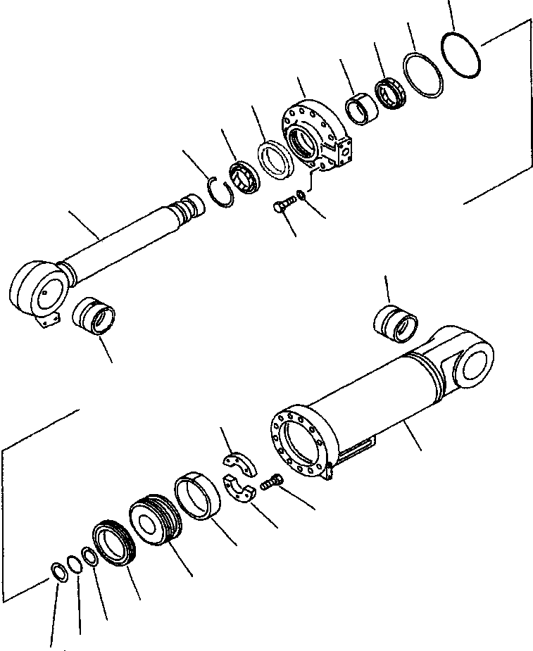 SERVICE KIT,DUMP CYLINDER 707-99-64410 KOMATSU