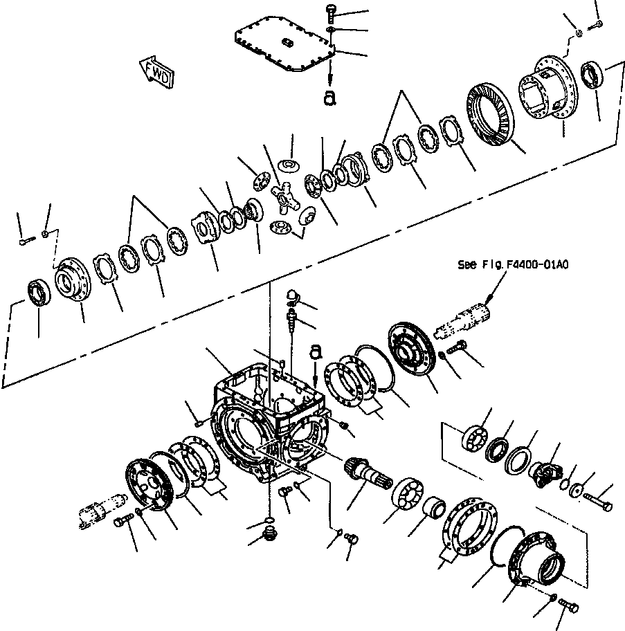 Крышка 423-22-27121 KOMATSU