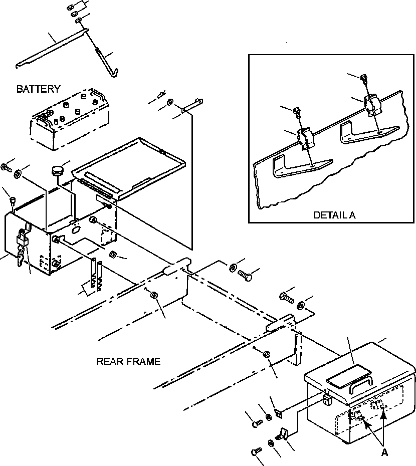 BOX, L.H. 421-06-A1360 KOMATSU