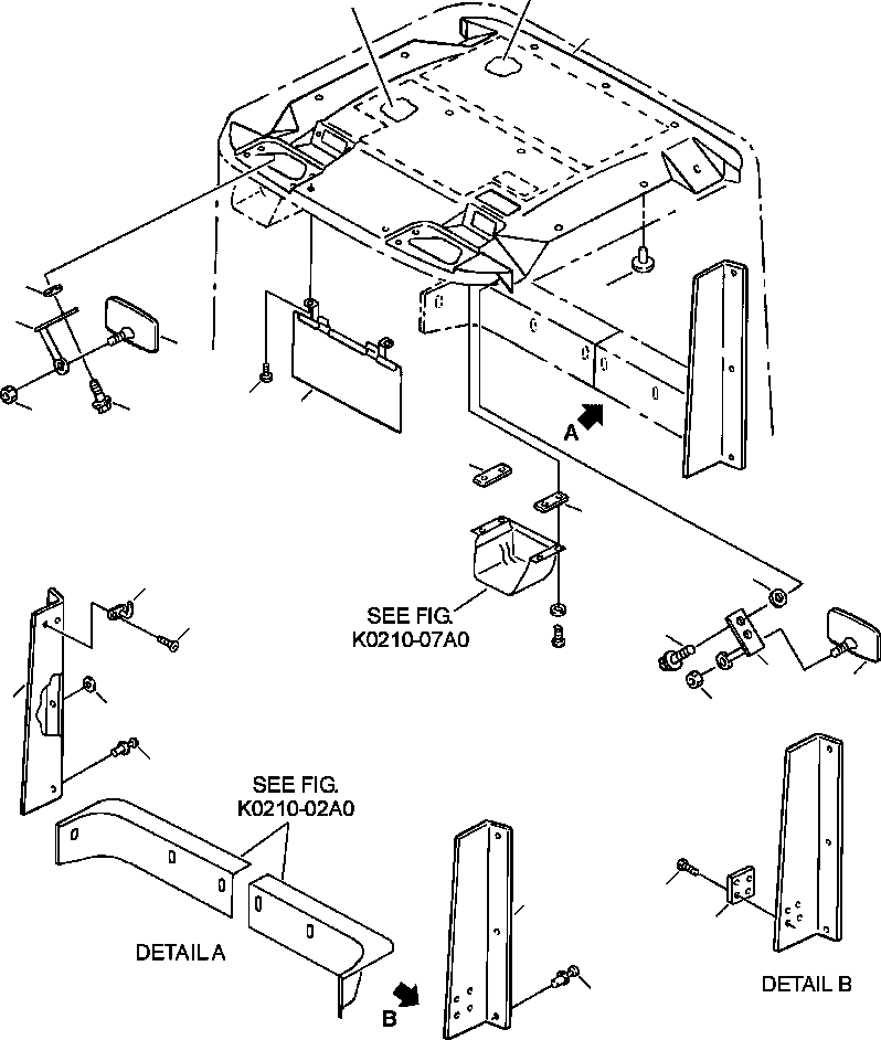 PAD, ROOF 424-926-A150 KOMATSU