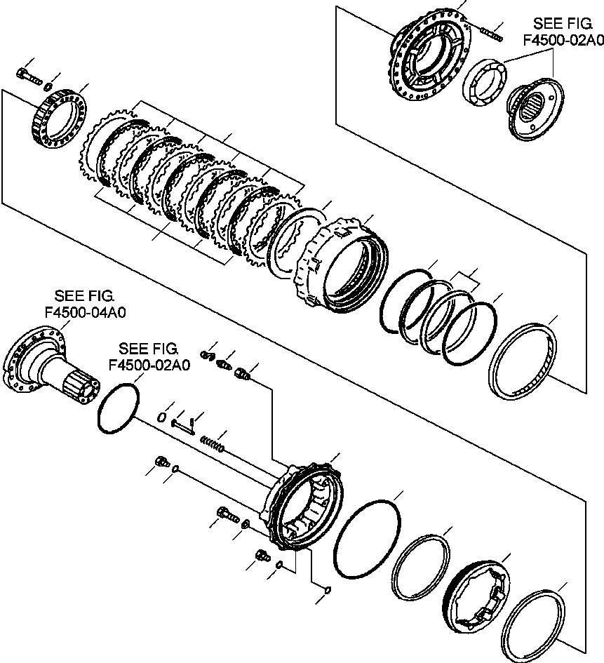 REAR AXLE 421-23-20052 KOMATSU