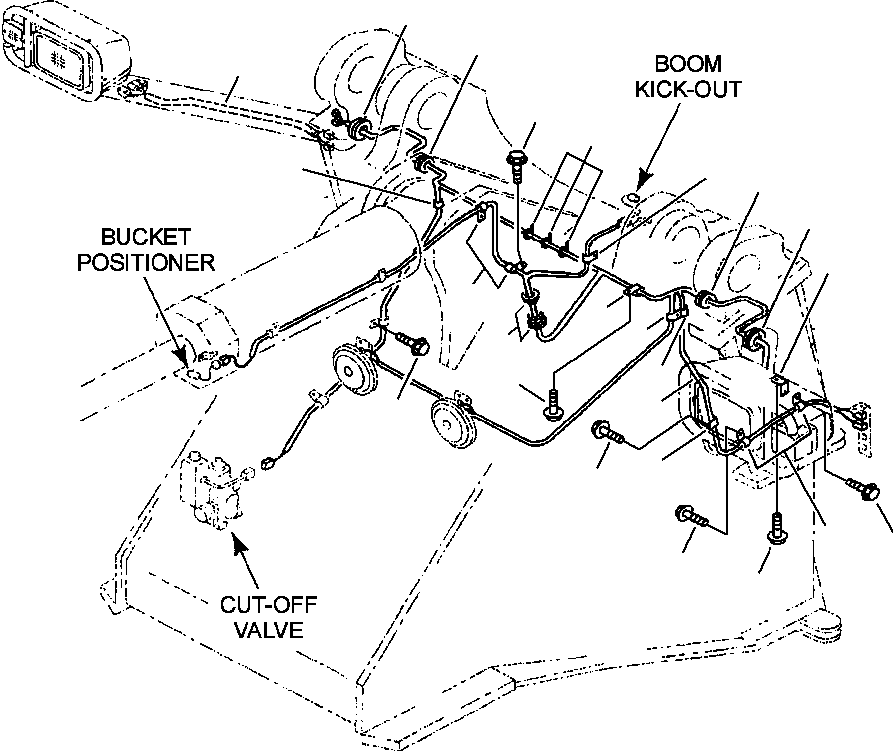 WIRING HARNESS,FRONT FRAME 421-06-22322 KOMATSU