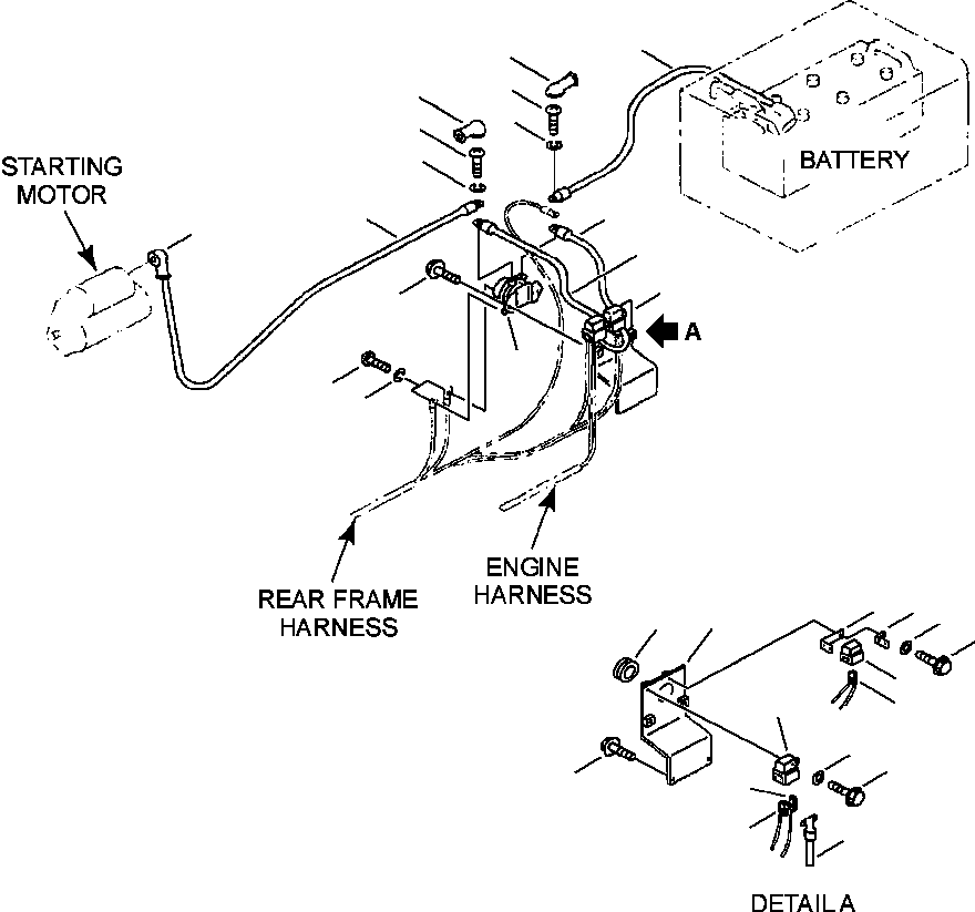 WIRE, RELAY TO FUSE 419-06-A1290 KOMATSU