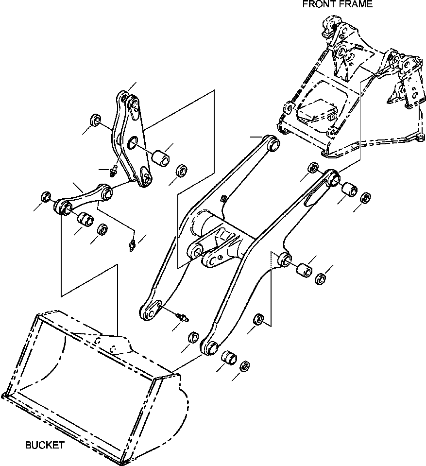 BOOM ASSEMBLY, HI-LIFT 423-850-A210 KOMATSU