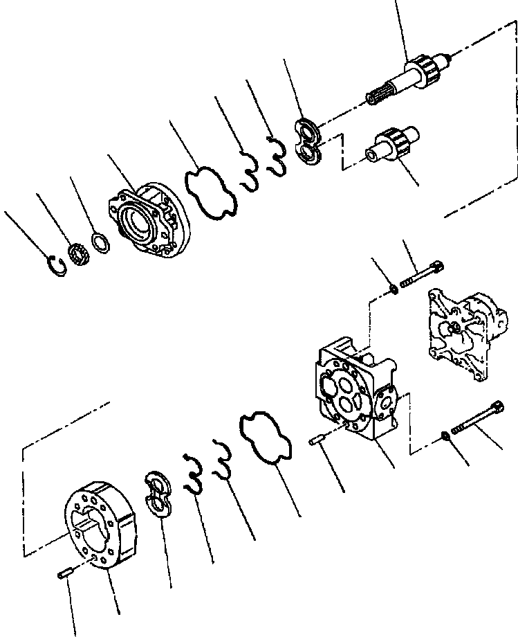 PUMP ASS'Y,(SAR140+28) 705-52-40130 KOMATSU