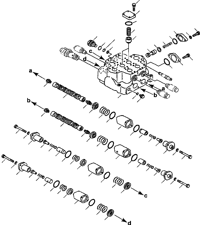 Управляющий клапан 709-12-13101 KOMATSU
