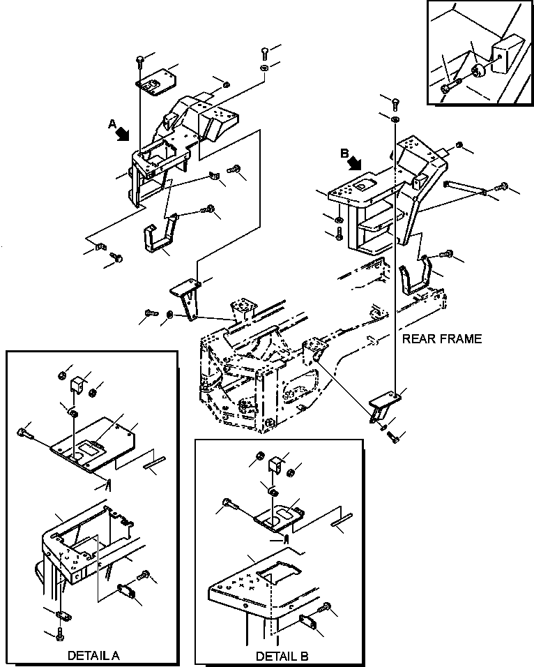 FLOOR, L.H. 421-54-23150 KOMATSU