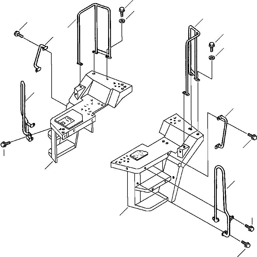 HANDRAIL, R.H. 421-54-25340 KOMATSU
