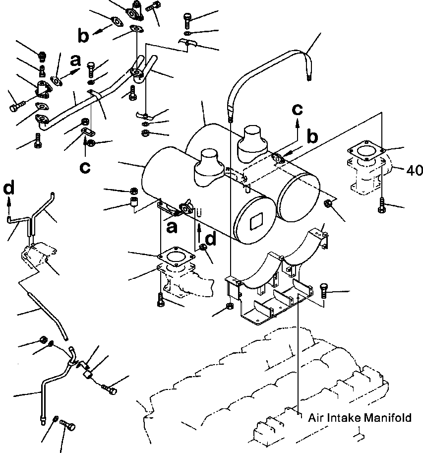 Хомут 175-91-42140 KOMATSU