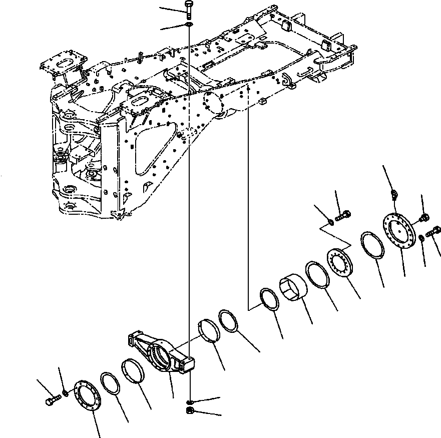 Упорная пластина 427-46-12170 KOMATSU