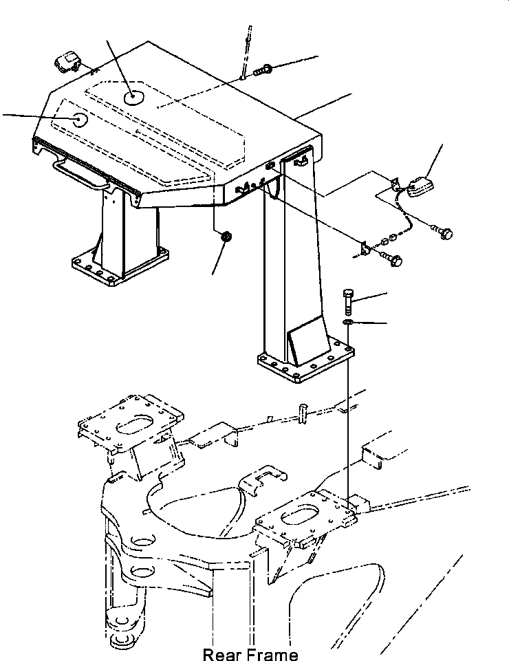 CANOPY, ROPS 427-921-A110 KOMATSU