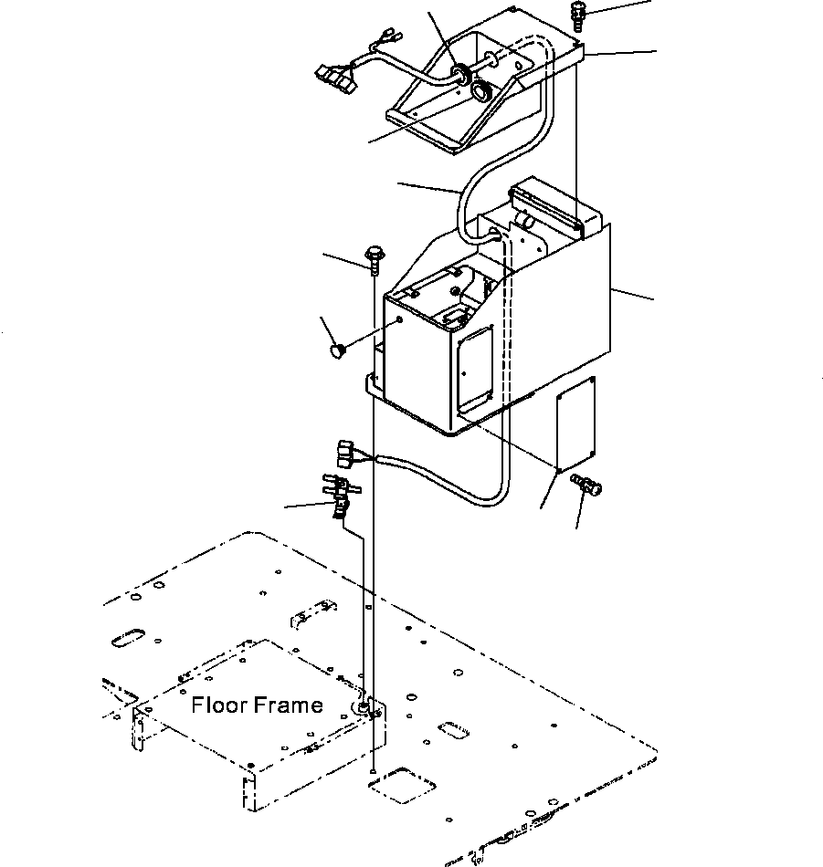 BOX, CONSOLE 427-S33-A150 KOMATSU