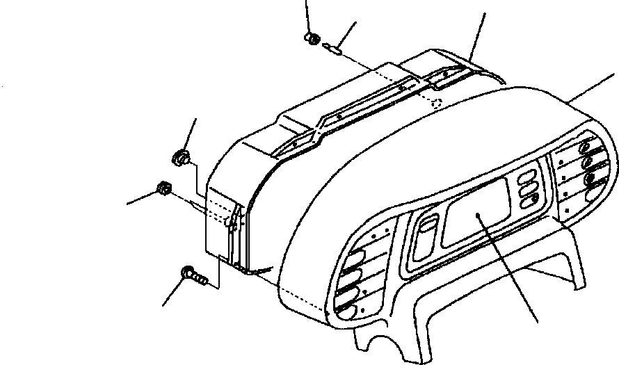 MONITOR, CONVENTIONAL TRANSMISSION EH 5 845 KOMATSU