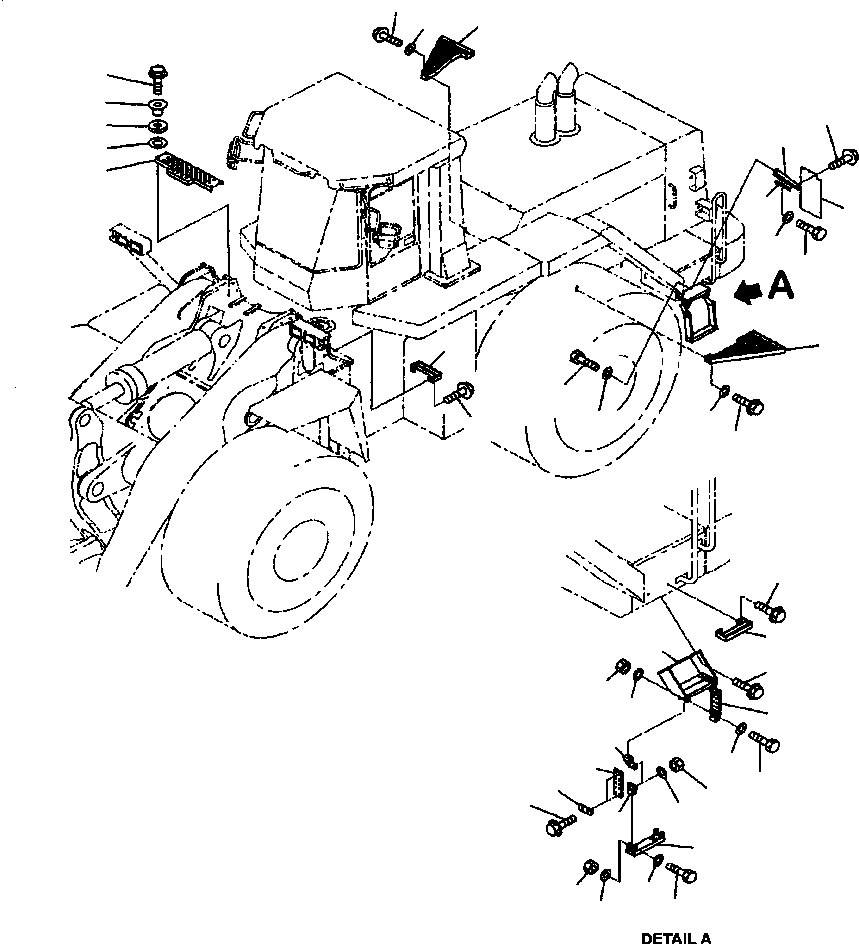 STEP, RIGHT 427-54-A4320 KOMATSU